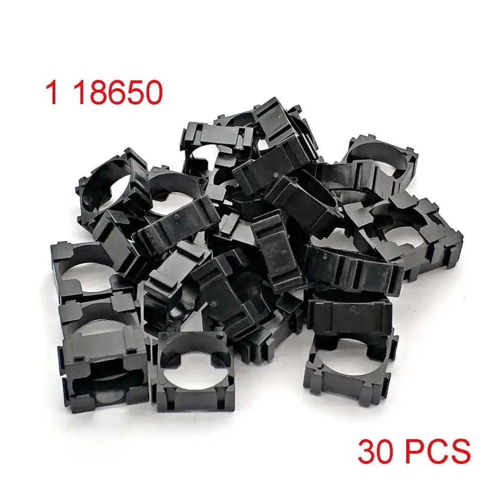 18650 Battery Holder Safety Anti Vibration Holder Bracket Li-ion Cell Holder Cylindrical Plastic Case Diameter 18.5mm
