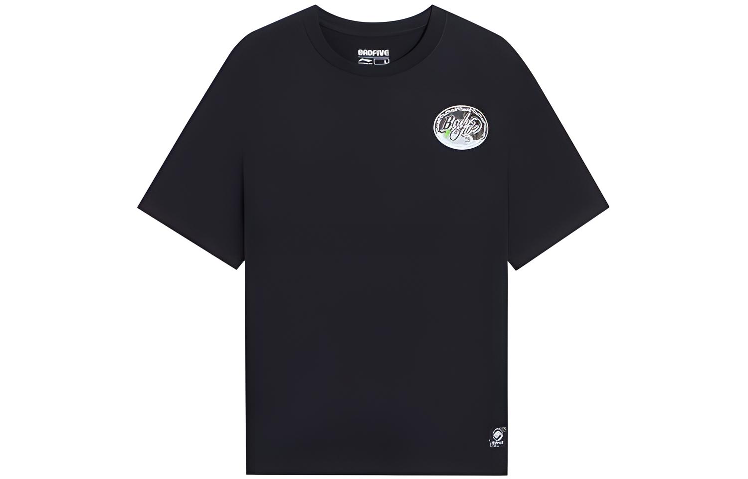 Li Ning Badfive T Shirt Men s Black AHSS739-2 M