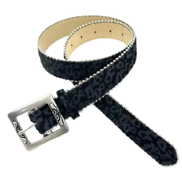 Waist Chain Buckle PU Belt for Women Proms Stage and Club Party Casual Wear Elaborate Waist Jewelry