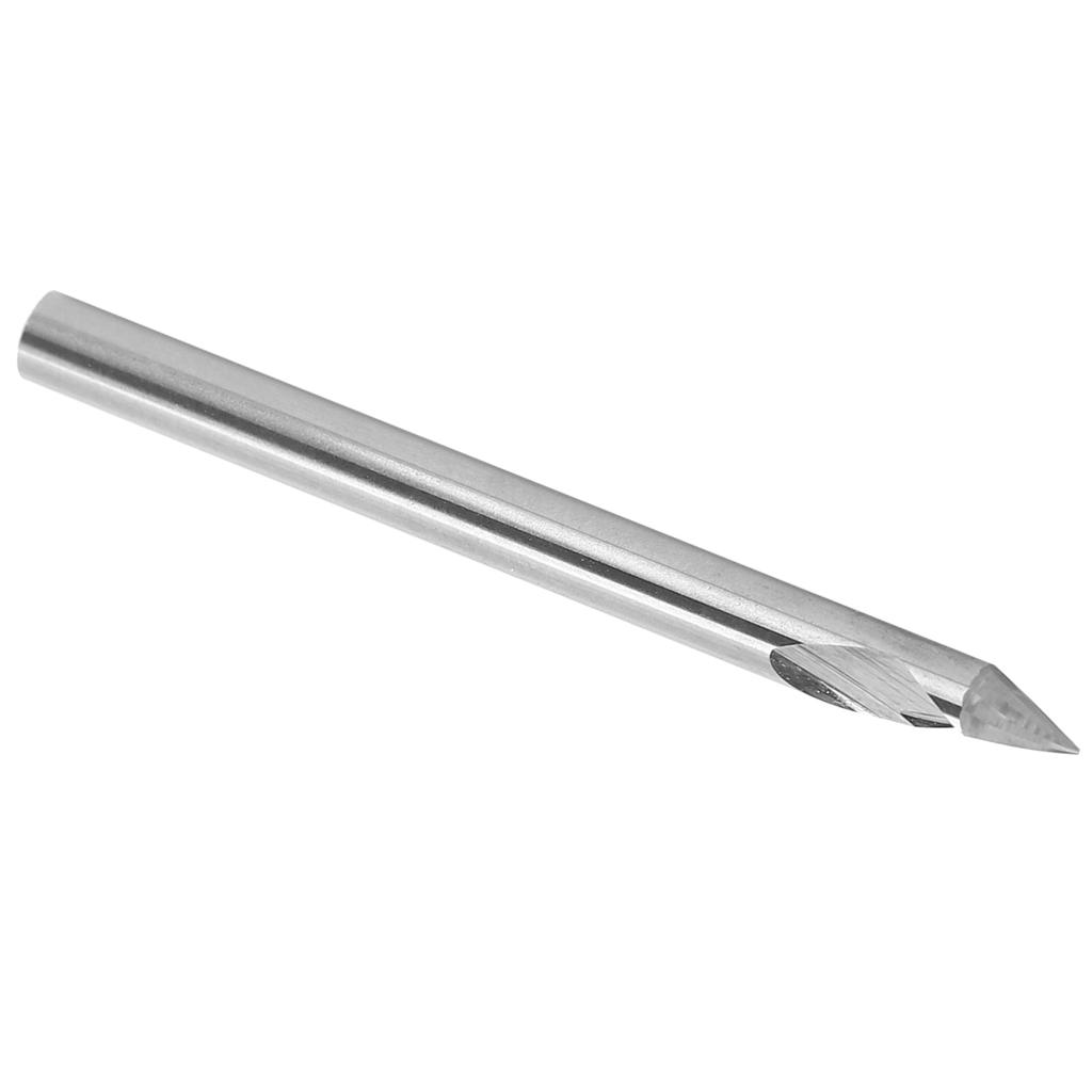 Drill Point Cutter 3.175mm Engraving Milling Cutter Woodworking Tool Hardware 3.175x45 Degrees x0.2x40L