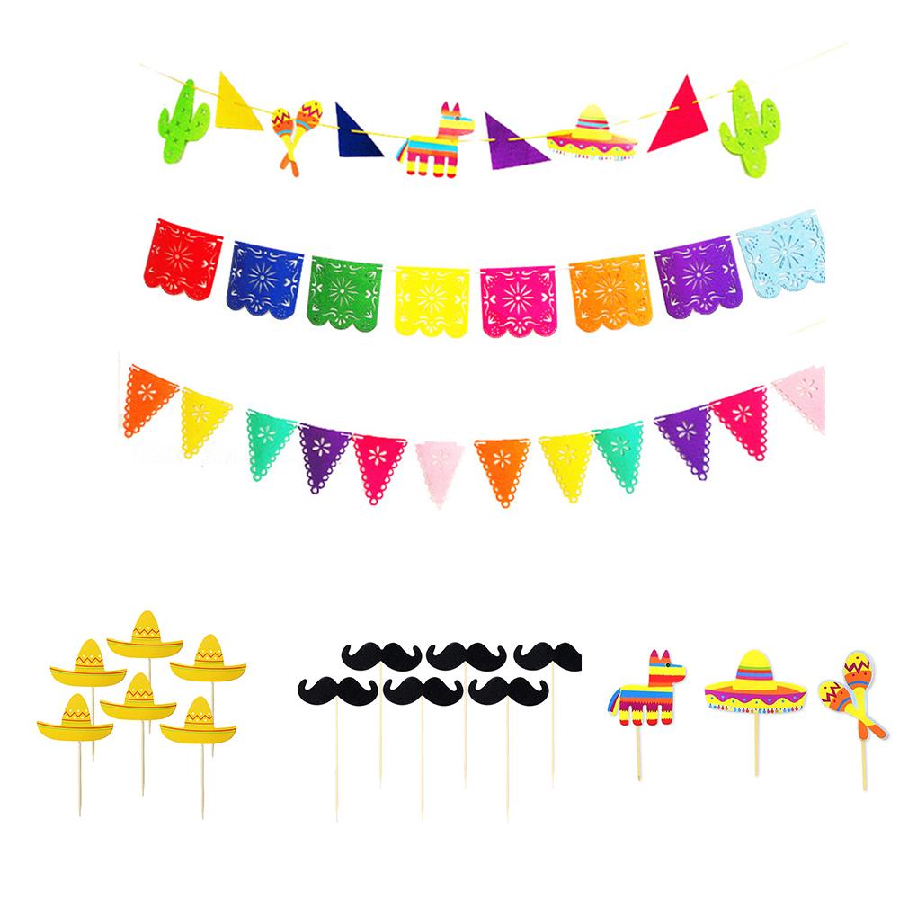 Afrikalı Parti Süslemeleri Afiş Oyuk Tasarım Bayrak Süslemeleri Çeşitli Kuyruklar Plastik Fiesta Asılı Süs Hediye Festival Malzemeleri