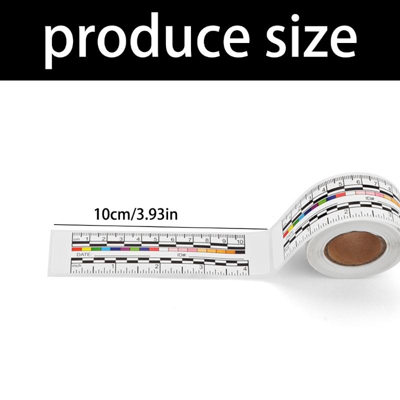 100Pcs Hygienic Disposable Measuring Strips With Adhesive Backing For Accurate Injury Assessment