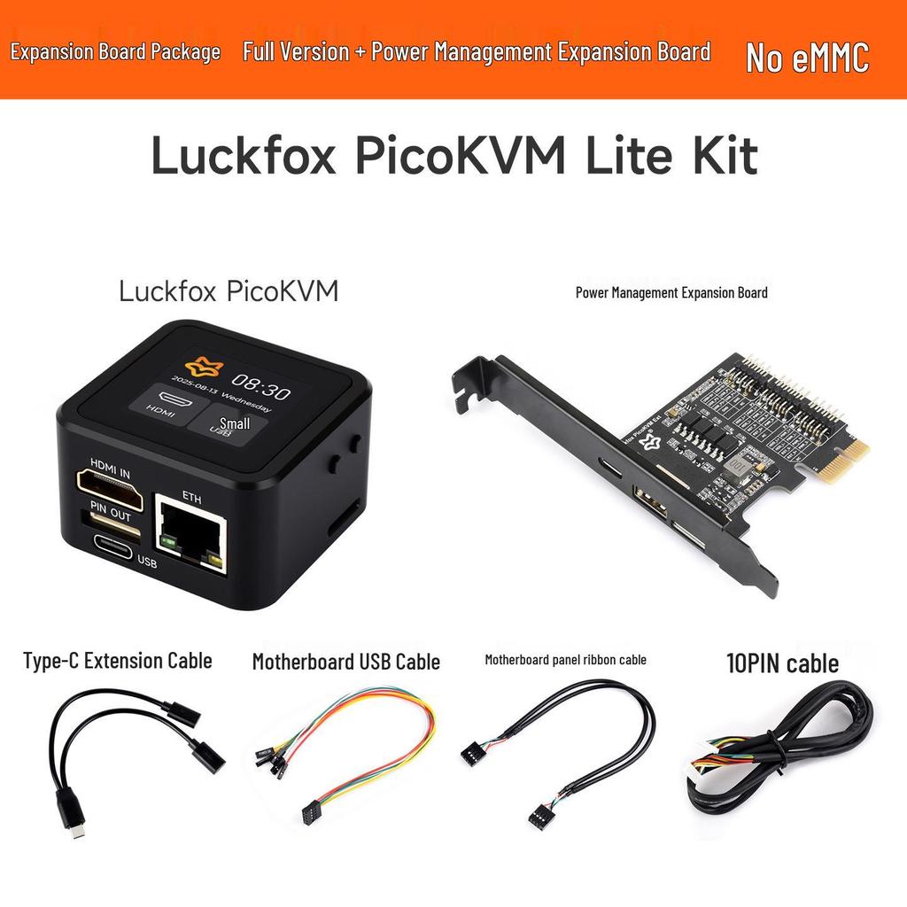 Luckfox PicoKVM 8GB Εργαλείο Απομακρυσμένης Επιφάνειας Εργασίας για Ασύρματο Βιομηχανικό Έλεγχο Υπολογιστή