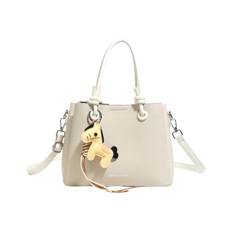IELGY Fashion Korean Version Lychee Pattern Messenger Tote Bag Portable Commuter Bag
