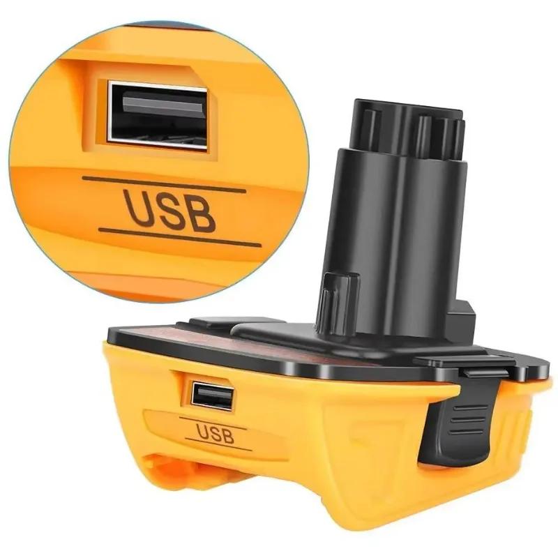 For Dewalt 18V Tools Convert For Dewalt 20V Lithium Battery DCA1820 Battery Adapter Work For Dewalt Max Dcb200 Dcb201 Dcb203