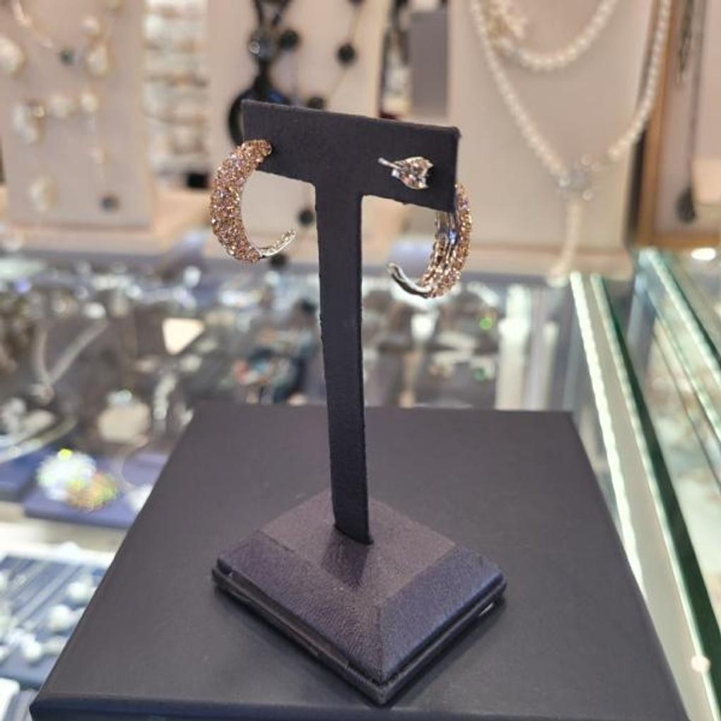 ARTRIA Leather Chain Ring Luxury Cubic Earrings OGGERF0003