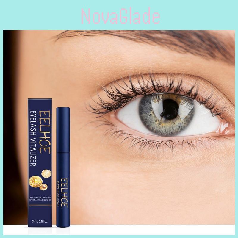 Eelhoe Lash Serum For Luxurious Volume And Nourishing Length With Natural Black Finish