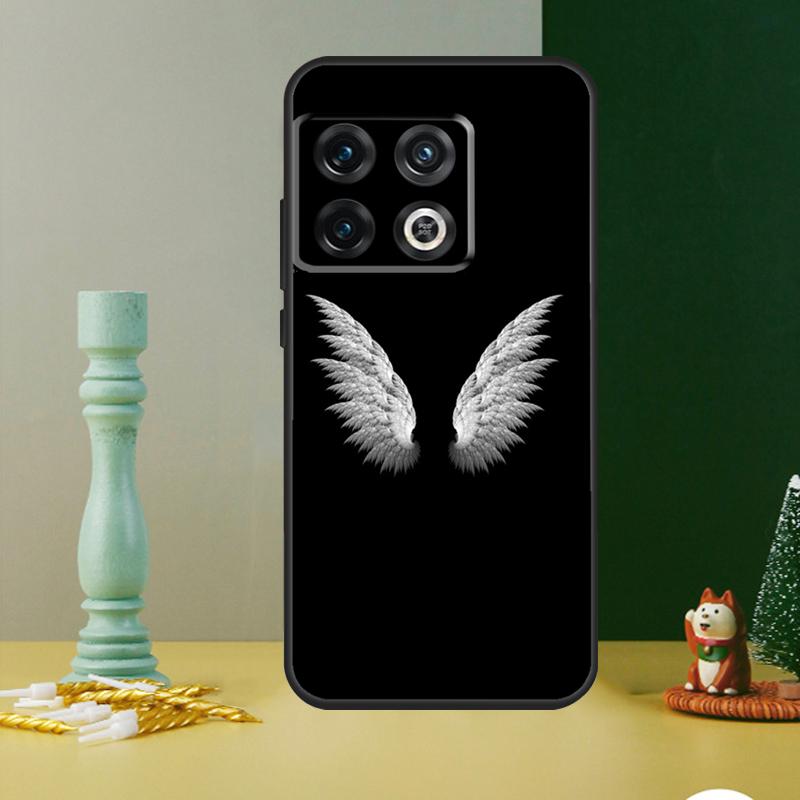 Angel Wings Heart Phone Case For OnePlus 13 12 11 9 10 Pro 13R 12R 8T 9RT 10T 10R Nord 4 CE 2 3 Lite N20 N30