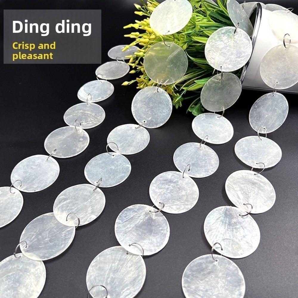 Avdelningsgardin DIY Snören med Snäckpärlor Färdig Pärlrund Snäckdekor Gardin Hushåll