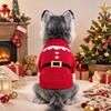 Warm Elk Print Dog Pullover Cozy Turtleneck Cat Sweater Christmas Pet Sweater Holiday Photo