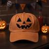 Halloween Pumpkin Hat Running Hats Pumpkin Face Trendy Headwear for Outdoor Camping Travel Halloween Parties Fishing Beach