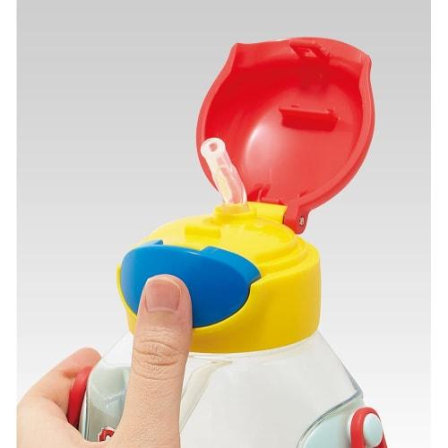 Skater Water Bottle with Straw 530ml Paw Patrol 23 Straw Water Bottle One Push for Children PDSH6DX-A
