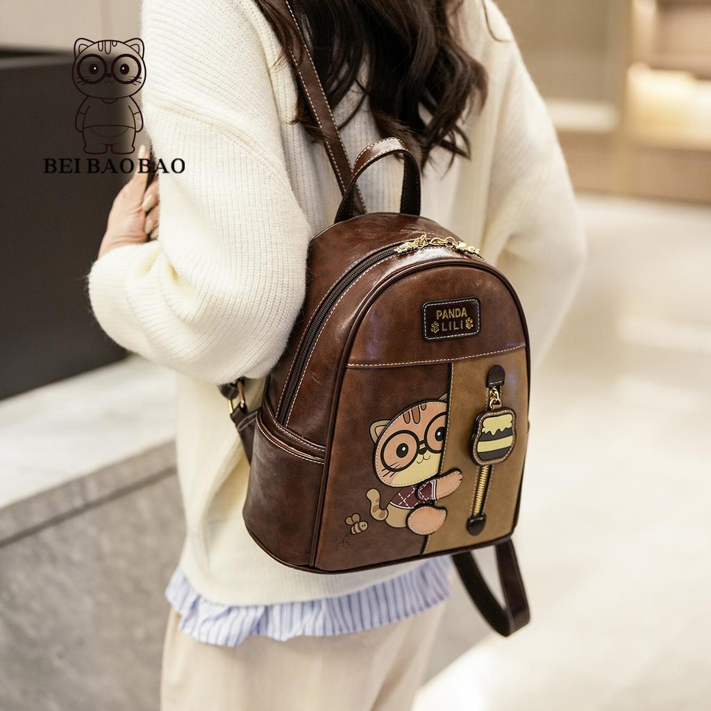 New Cute Backpack Women's Large Capacity Student Backpack Fashion Shoulder Bag Women's Bag
