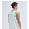 Anta Lightweight Series Logo Letter Pattern Striped Tank Top And Shorts Basketball Suit Men Sportswear White 152321205-1