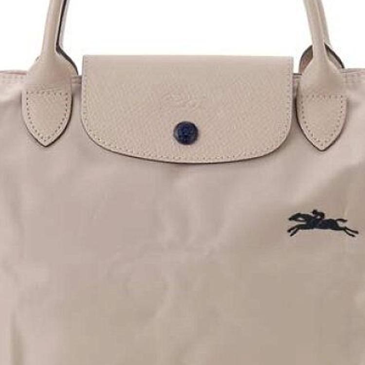 Longchamp Le Pliage 23 Short Handle Foldable Polyurethane Leather Canvas Tote Bag Women Tote Bags Pink 1621619566