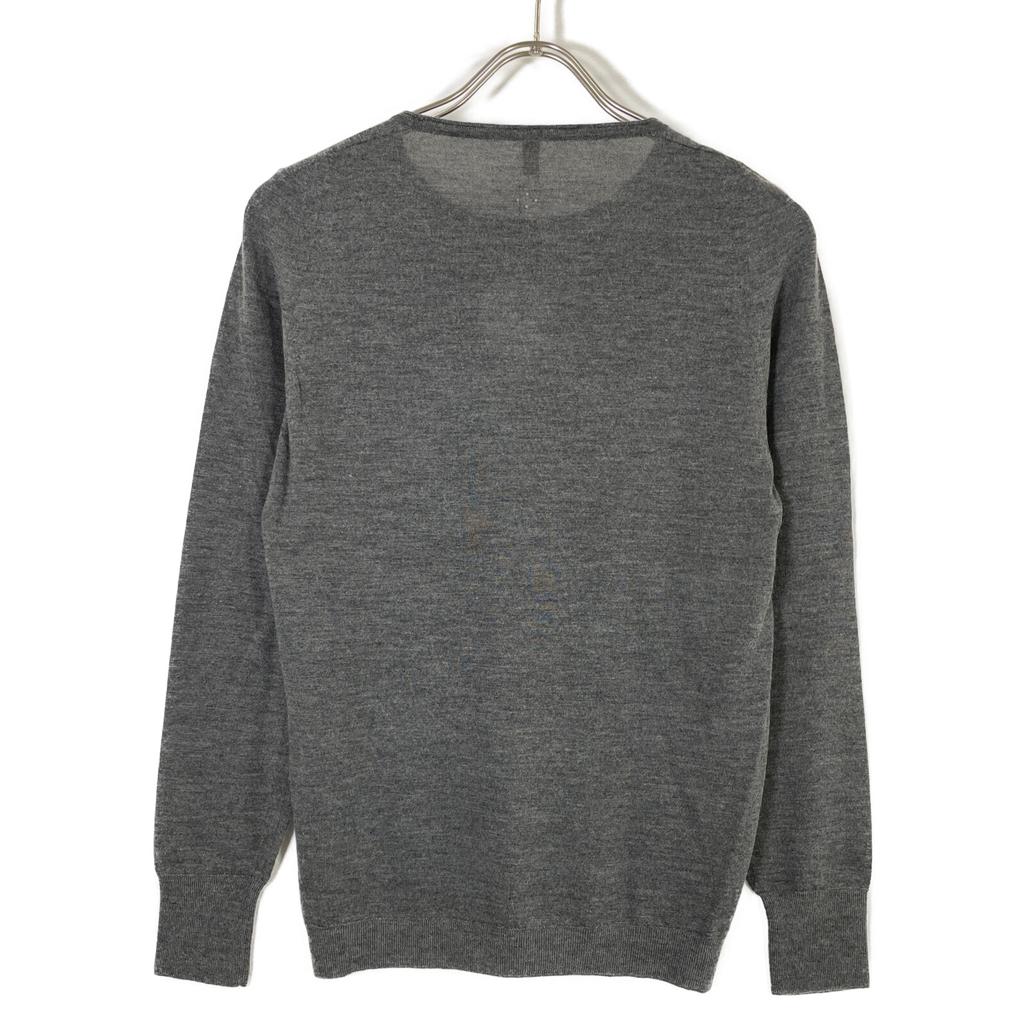 TOYOBOSHI ITO-GOROU Charcoal Gray - HIRYU-STU 09IT-CS0002 Cashmere Silk Knit Sweater tops 2 khakiUsed