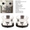 1 Pair Professional NAB Hub Adapters 10 Inch Polished Aluminum Alloy Opener Loading Device For Reel To Reel Tape Recorders
