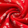 French Romantic Retro Print Deep V-neck Sexy Dress Women's Fashion Casual Vacation Vest Floral Long Skirt