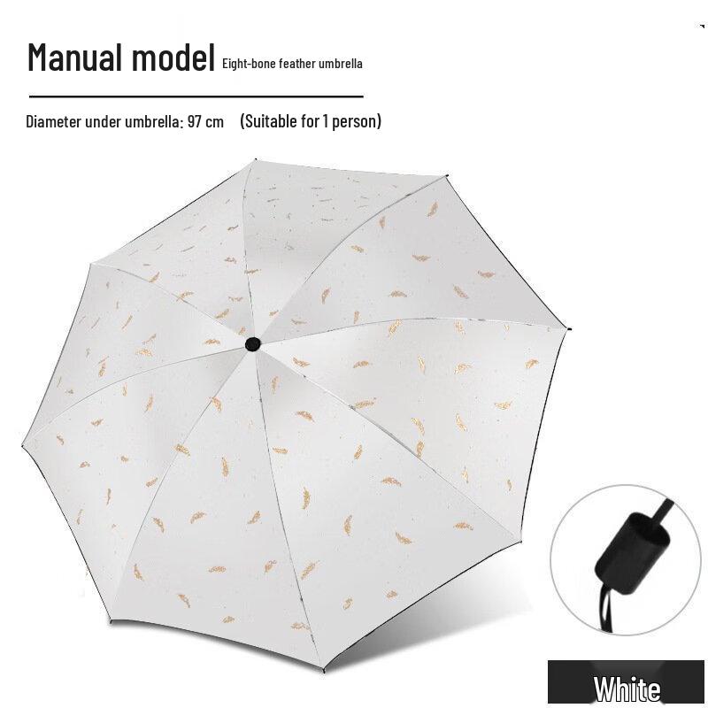 AIOSC Ręczny Odwracany Trójwarstwowy Parasol na Każdą Pogodę