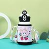 500ml Children Thermal Cup Pop-up Lid Large Capacity Insulated Cup Stainless Steel Cute Cartoon Travel Insulated Bottles