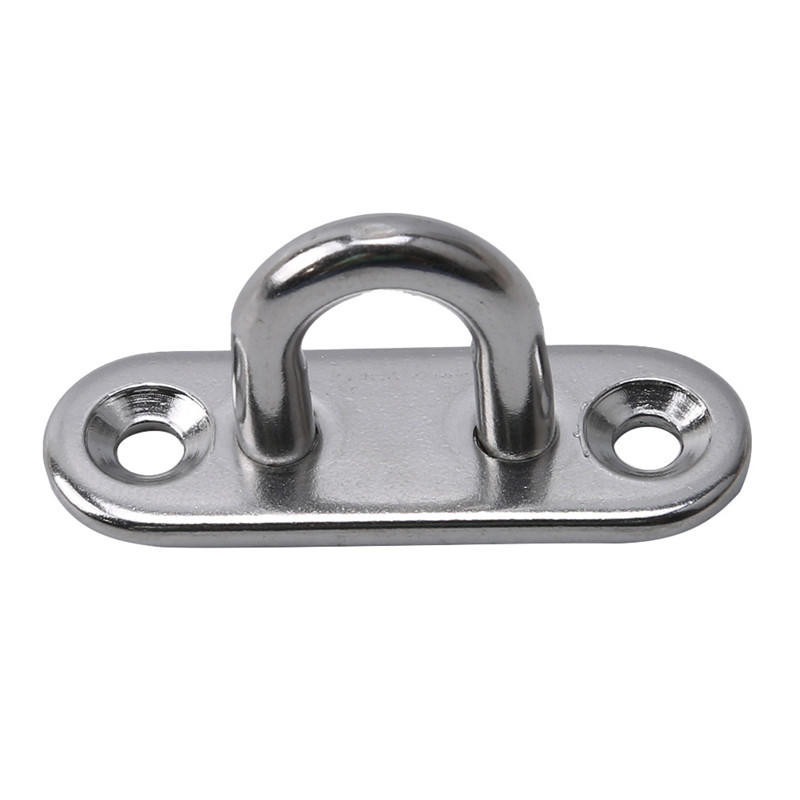 Hook Eye Plate Heavy Duty Stainless Steel U-Shaped Door Buckle Ceiling Hook Trapeze Hook Marine Hardware Accessories