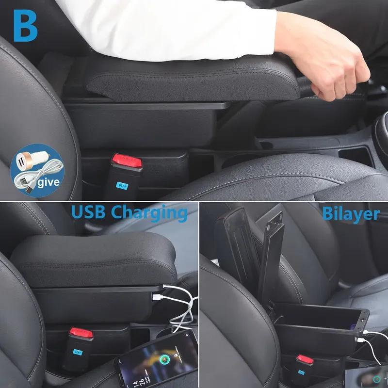 For Hyundai I10 2010-2019 Armrest Box Car Armrest Interior Parts Details Retrofit Parts Storage Box Car Accessory Styling