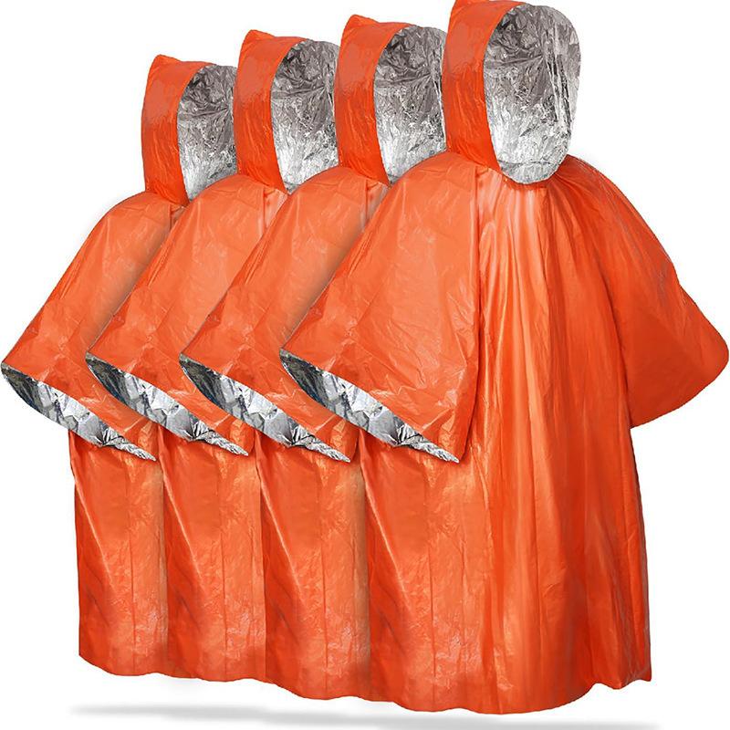 Outdoor Emergency Survival Sleeping Bag Thermal Blanket Mylar Waterproof Reusable Sack Portable Camping Hiking Emergency Gear