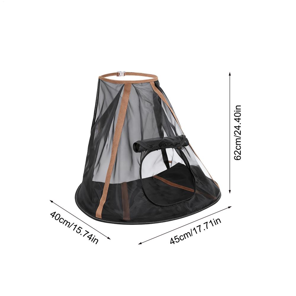 

Hammock For Cats Portable Folding Tree Nest Anti-Bite Cat Bed Outdoor For Small Animal Sleep Rest Tree Camping Travel Yard чорний