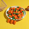 Office School Supplies Carrot Eraser Cartoon Creative Childrens Toy Detachable Cross Border 3D Cute Eraser Kawai Stationery Gift