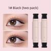 Genuine Goods Double-Headed Integrated Eyeliner Seal Precise Outline Eyeliner One Printing Molding Durable Waterproof and Sweatproof Not Smudge