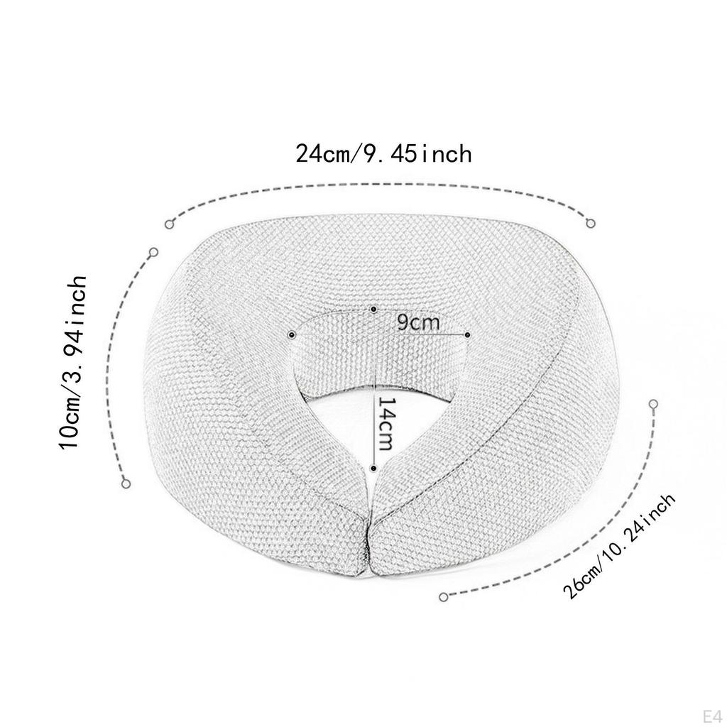 Face Down Pillow Beauty Cushion Comfortable Soft Massage Bed Headrest for Trip Tables