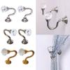 2Pcs U-shaped Curtain Hook Window Hanging Tassel Holdback Metal Curtain Holder