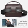 WEIXIER Herren Leder Umhängetasche Wasserdichte Messenger Bag Sling Satchel Tasche für Geschäftsreisen