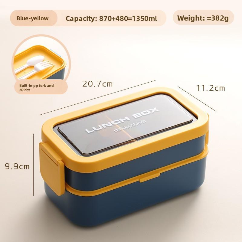 Lunch Box With Microwave Safe Plastic For Office And School Use