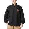Puma Logo Print Atmungsaktive Sportjacke Herrenjacken Schwarz 677509-01