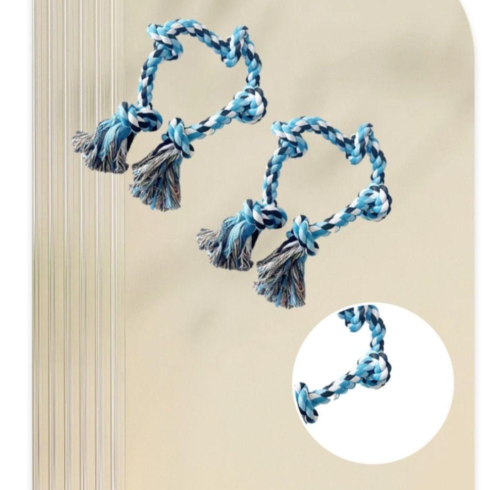 Cotton Dog Chew Toy Interactive Indestructible Dog Rope Toy  Tug of War