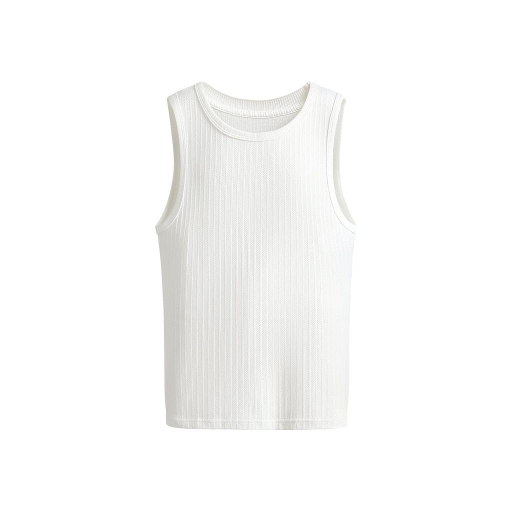 Men's Summer Quick-Dry Ice Silk Sports Vest - Breathable, Loose Round Neck T-Shirt