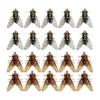 20Pcs Fly Spinner Swim Baits Fly Fishing Baits with Hook Trout Jigs Swimbaits Dry Fly Fishing Lures Enduring