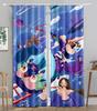 Chinese Traditional Festivals ColorfulBlackout Window Area Curtain Piece Living Interior Room Bed Chamber Bathroom Kitchen Door Storage Cabinet D