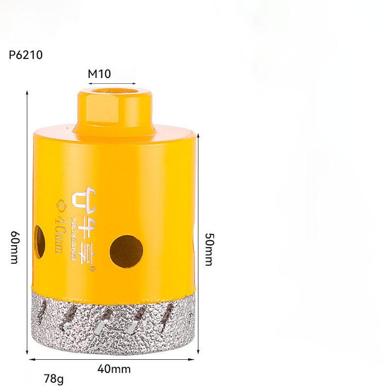 M10 Thread Angle Grinder Glass Ceramic Hole Opener Drill Bit 20-50mm Dry Vacuum Hand Grinder for Ceramic Tile Granite Marble