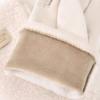 Polar Fleece Winter Gloves Warm Full Finger Driving Mittens Windproof Coldproof Windproof Cold Proof Gloves Autumn and Winter