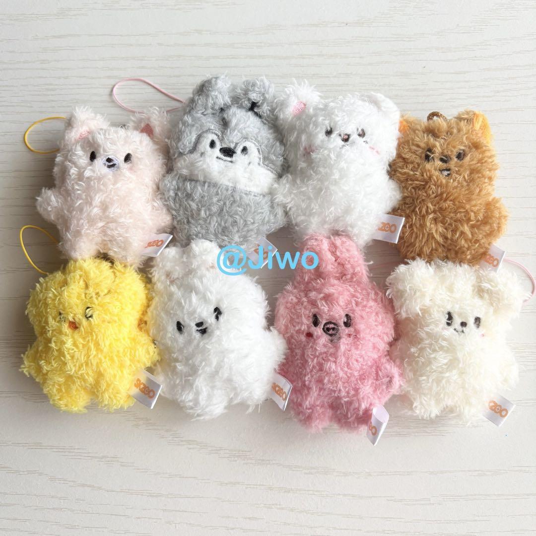 

[Б/У] Straykids skzoo Микро Брелок Плюшевая игрушка Пенми Набор из 8 штук