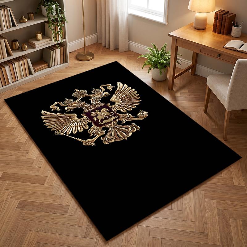 Russian double-headed eagle (5) Office carpets suitable for living rooms bedrooms offices and kitchens a gift for modern home decor