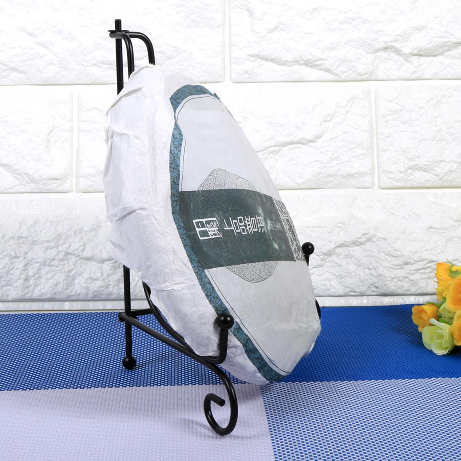 4  - 12  Iron Easel  Display Stand Bowl Plate Photo Frame Book Artwor Black bowl plate stand photo frame