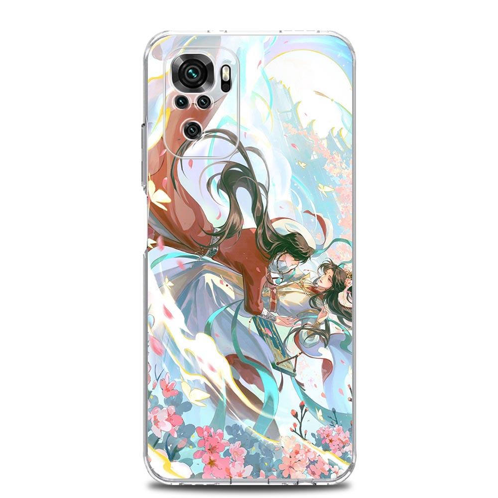 Phone Case For Xiaomi Redmi Note 14 13 12 4G 9S 9 10 11 Pro Plus 5G 14C 13C 12C 10C 9A Clear Cover Heaven Official's Blessing