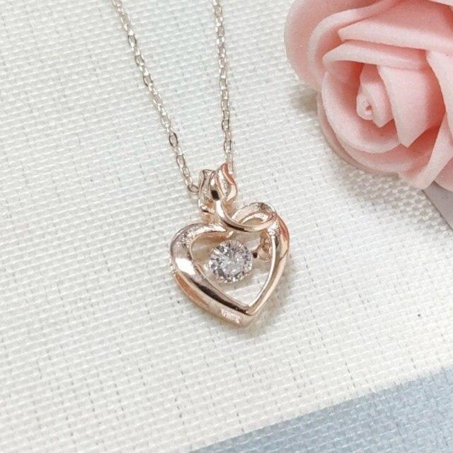 Modish Stylish   Tone Pendants Women Necklaces Round Zircon Stone Pendant Necklace Pendant Rose Gold Tone Fine Jewelry Anniversary Present