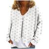 Womens Zip Up Sweaters Sweatshirts Long Sleeve Oversized Jackets Soft Casual Loose Tunic Tops