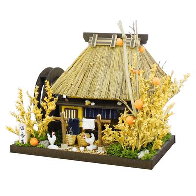 Billy Handmade Dollhouse Kit Thatched House Kit Country House 8443