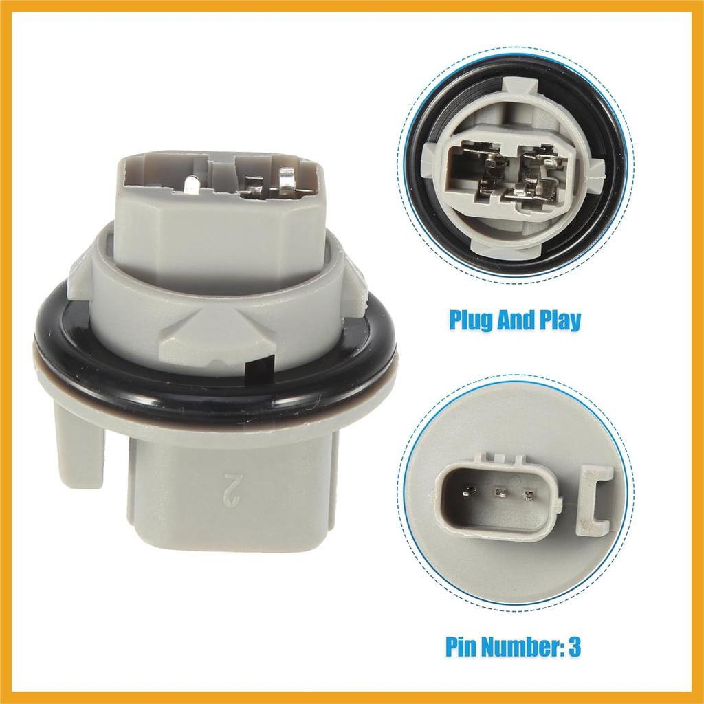 33302-S5A-A01 Turn Signal Pointer Socket T20 W for Honda Odyssey Element Crosstour Civic CR-V for Acura TSX TL RDX Replacement