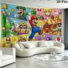 Super Bros Wall Tapestry Aesthetic Wall Hanging Printed Fabric Blanket Decorative Tapestries for Bedroom Living Room Home Decor